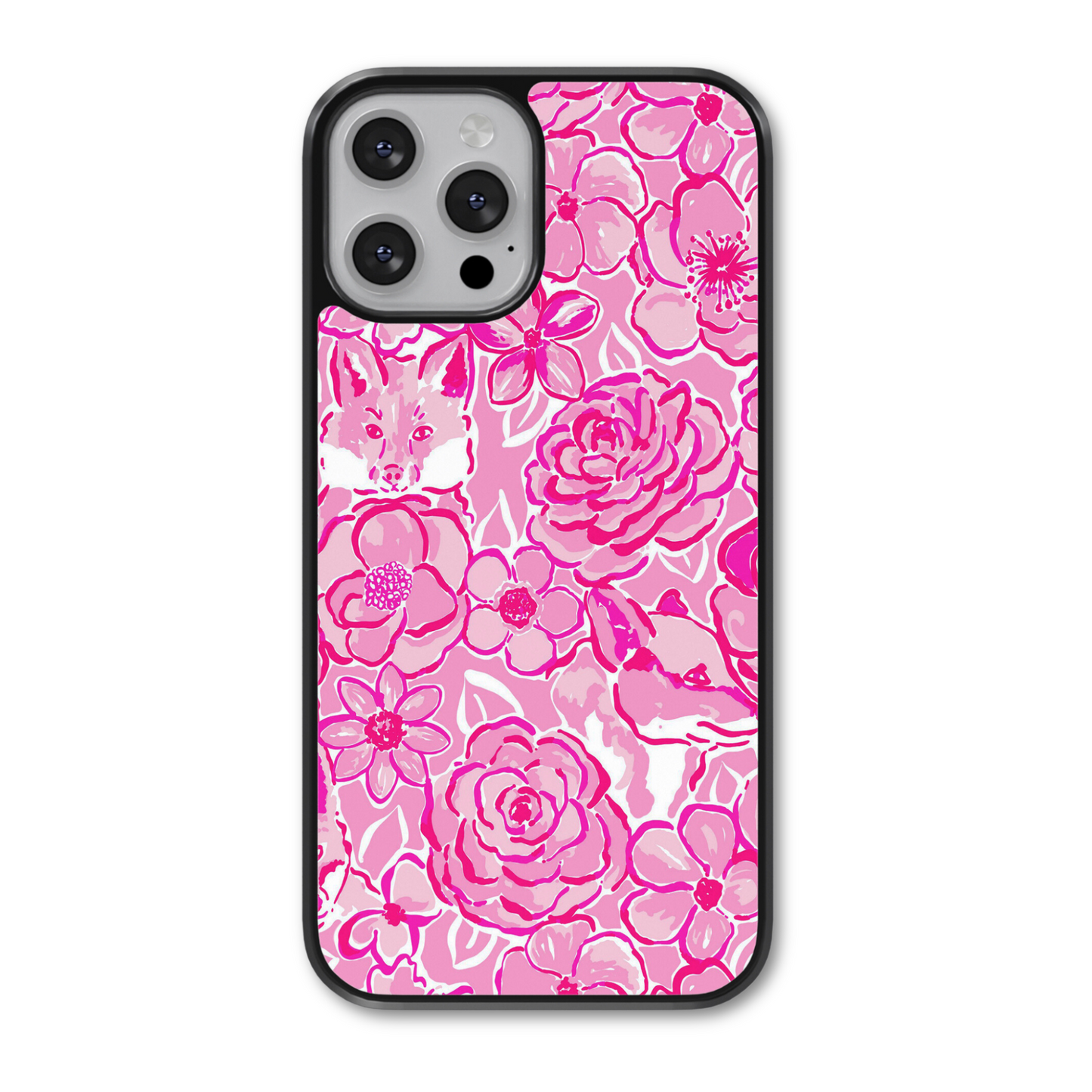 Foxy Florals iPhone Case