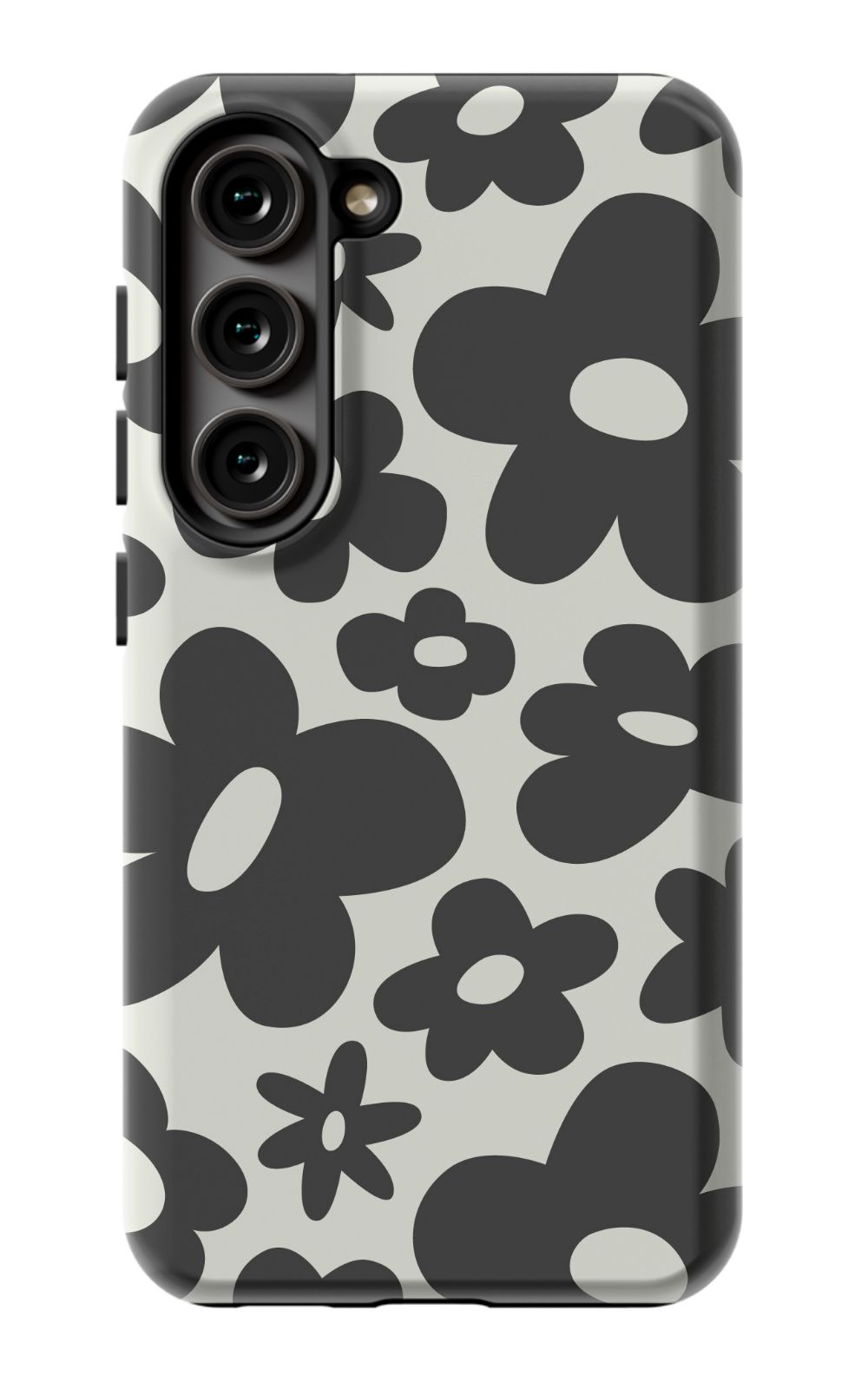 Groovy Black Flowers