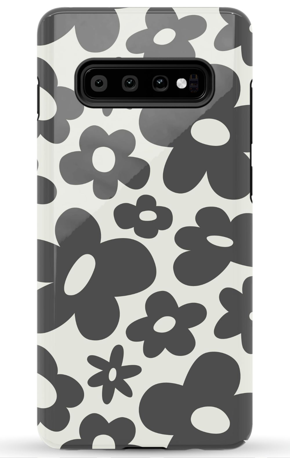 Groovy Black Flowers