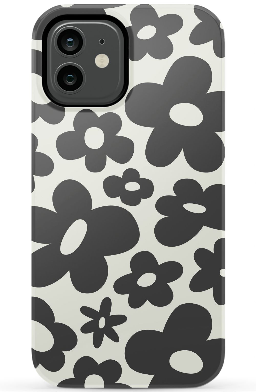 Groovy Black Flowers