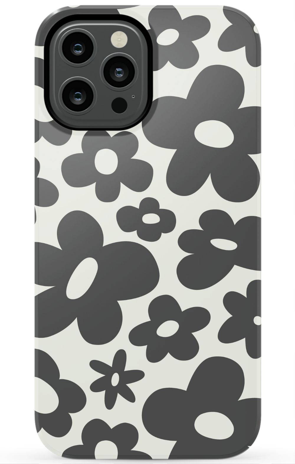 Groovy Black Flowers