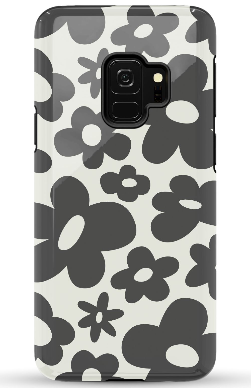 Groovy Black Flowers