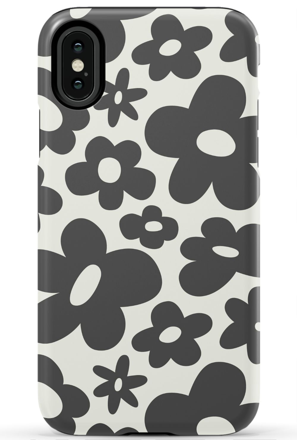 Groovy Black Flowers
