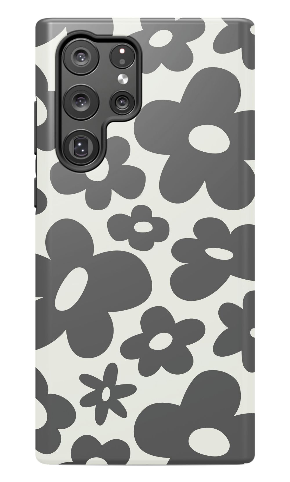Groovy Black Flowers