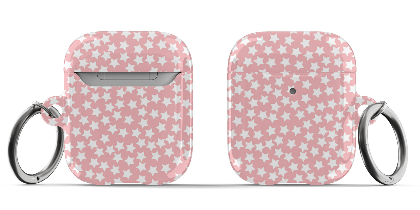 Pink Dainty Stars Airpod Case - daziecases