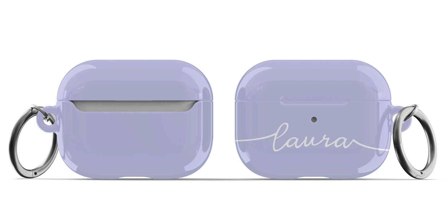 Lavender Airpod Case Personalized