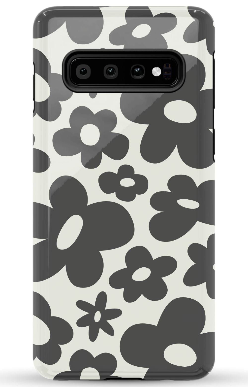 Groovy Black Flowers