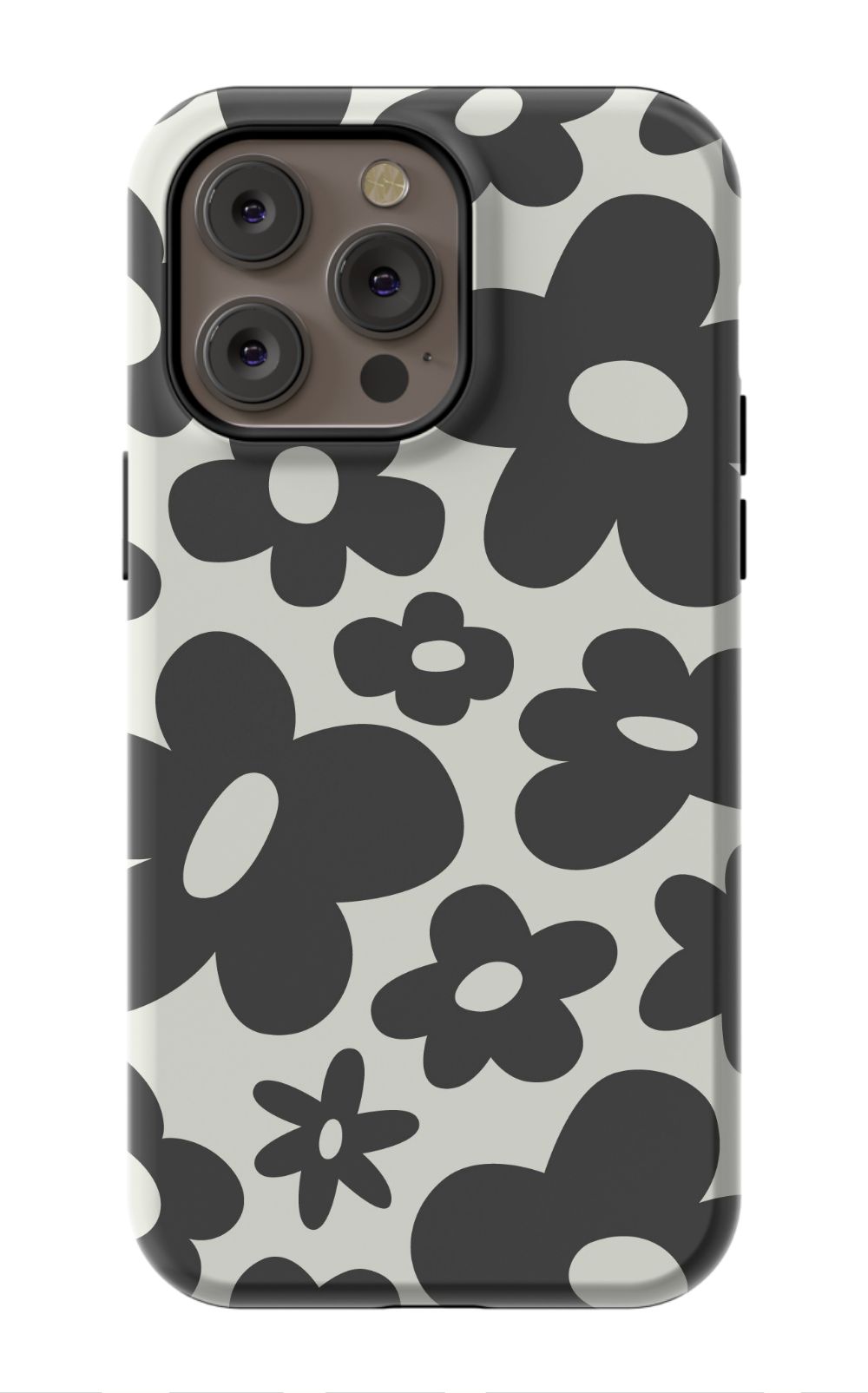 Groovy Black Flowers