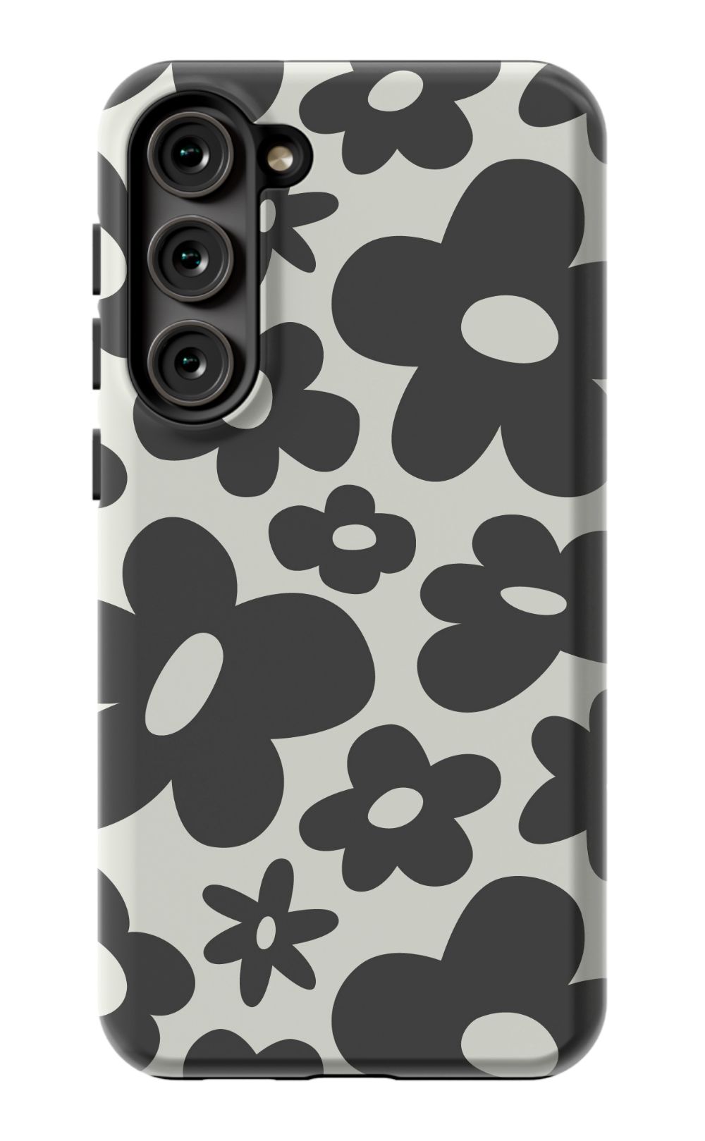 Groovy Black Flowers