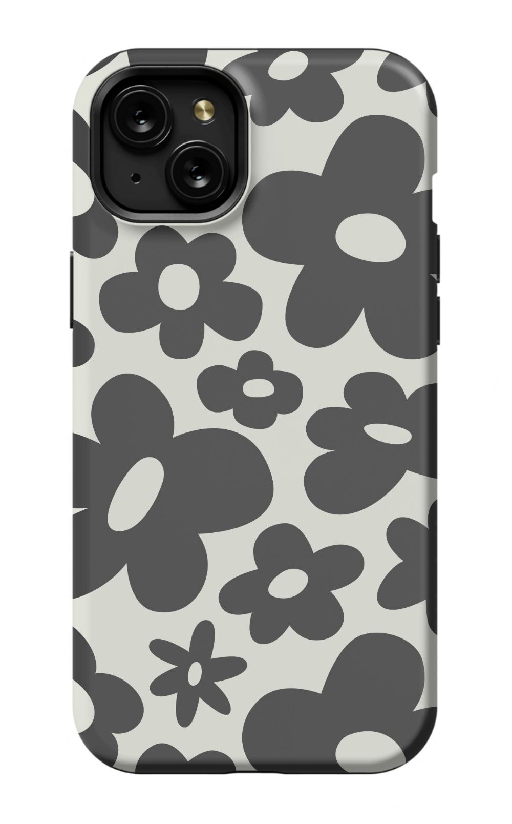 Groovy Black Flowers