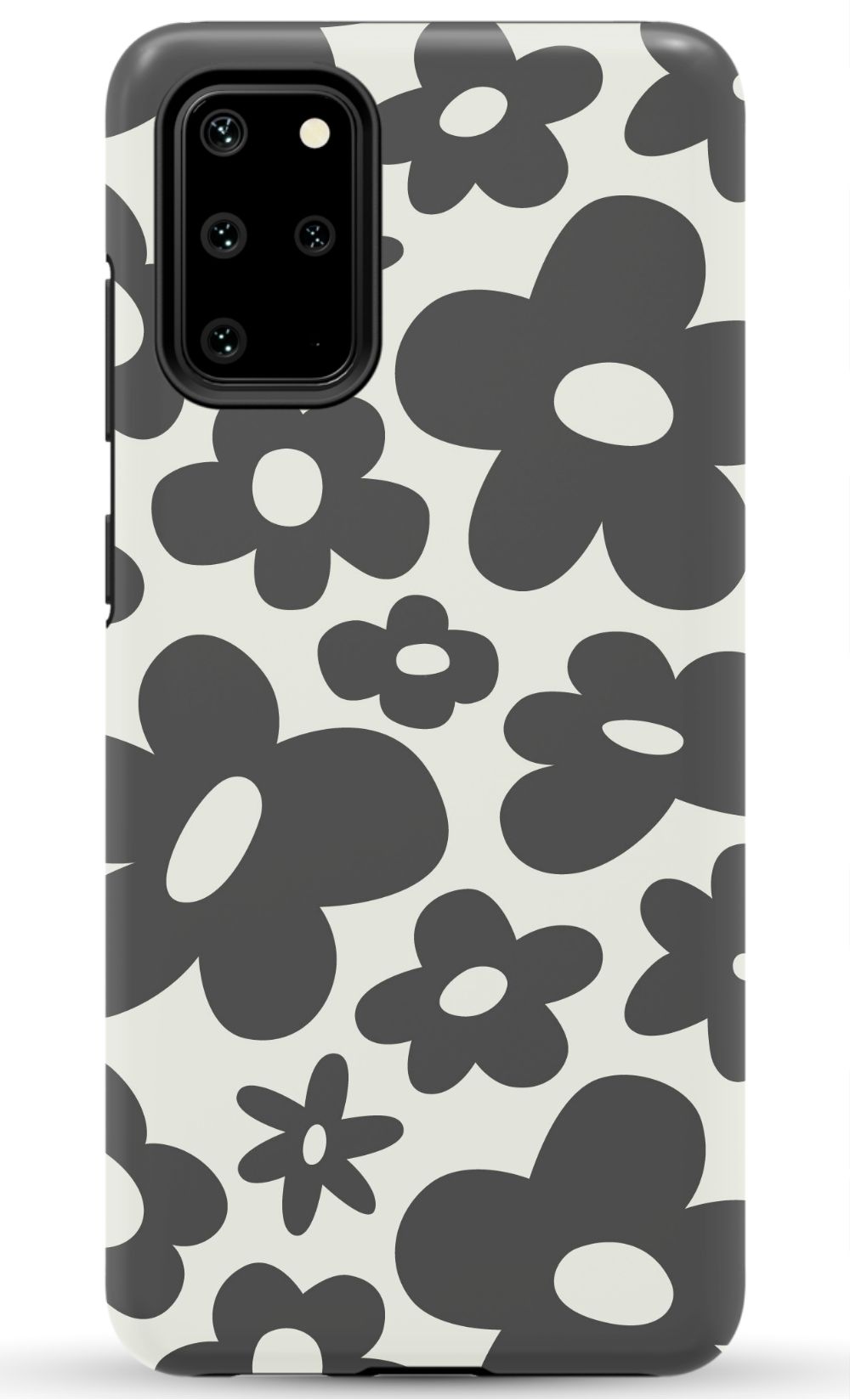 Groovy Black Flowers