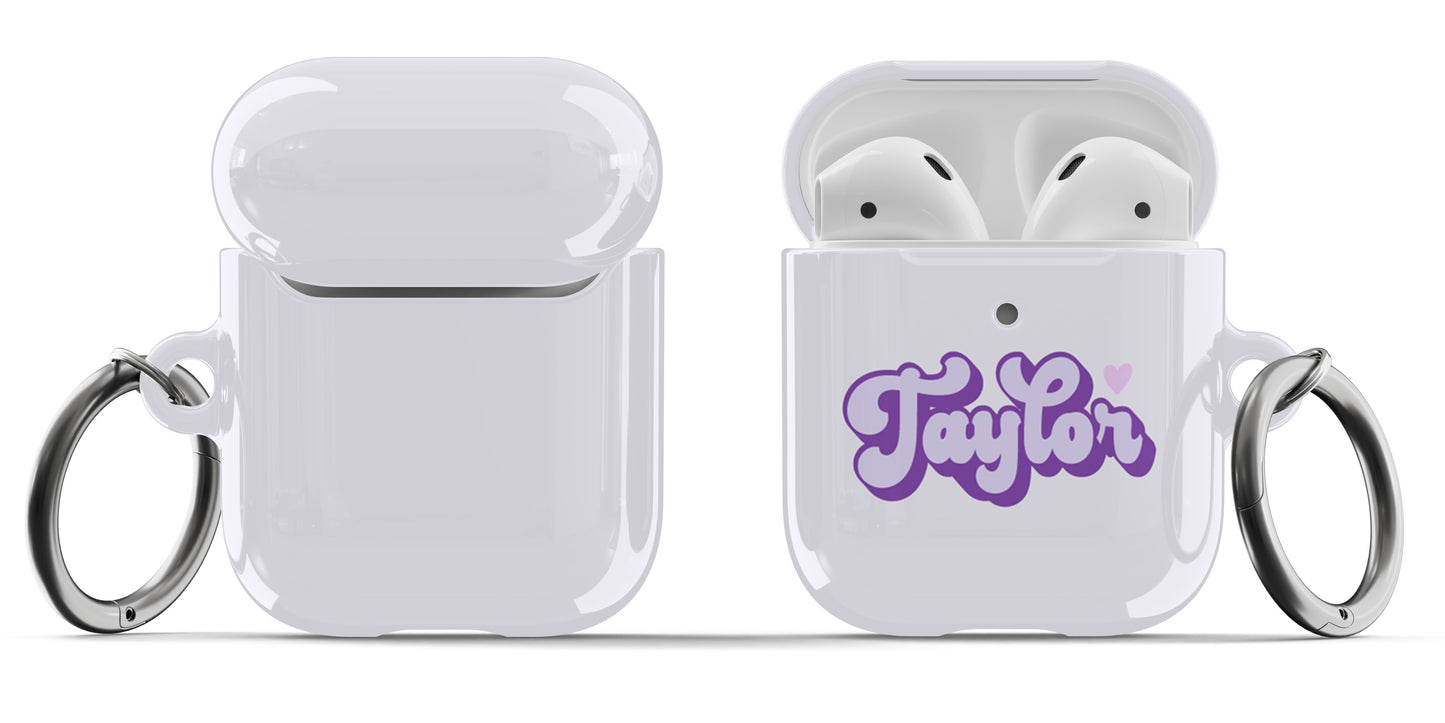 Purple Retro Airpod Case - daziecases