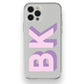 3D Initials Phone Case - 9 Color Options - daziecases
