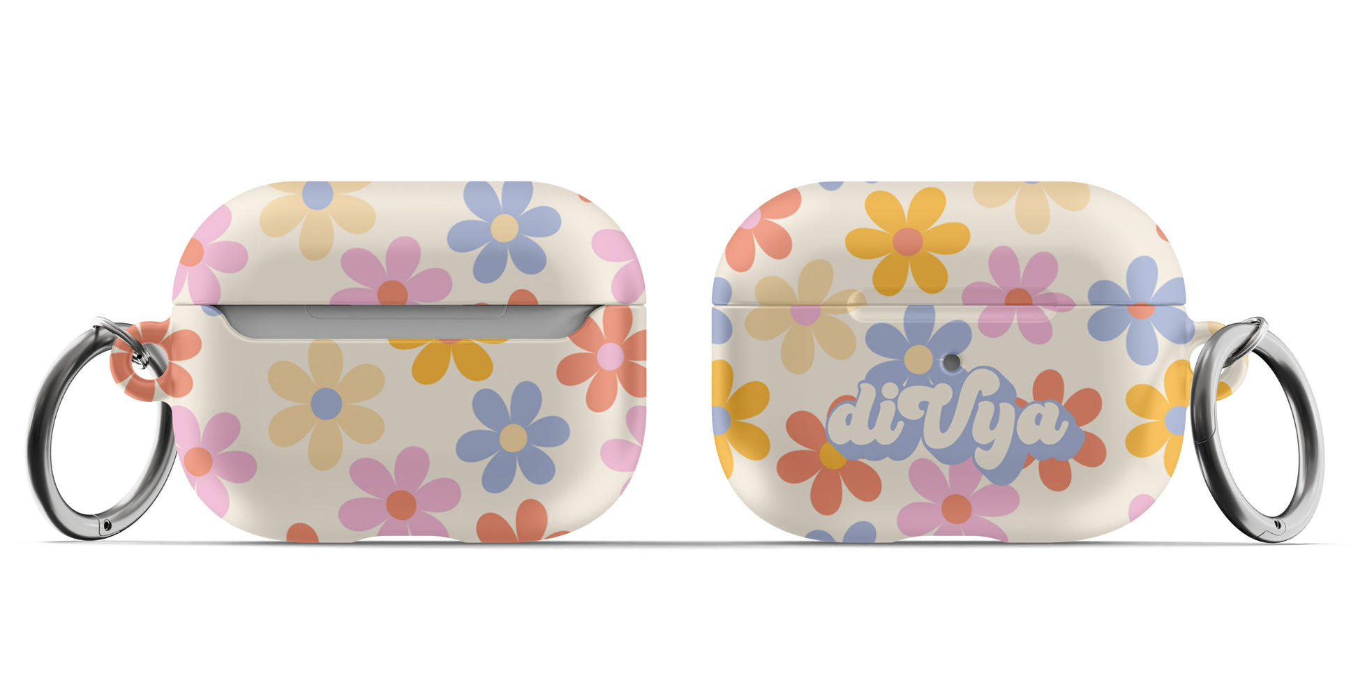 Colorful Retro Flowers Airpod Case - daziecases