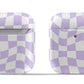 Purple Groovy Checkers Airpod Case - daziecases