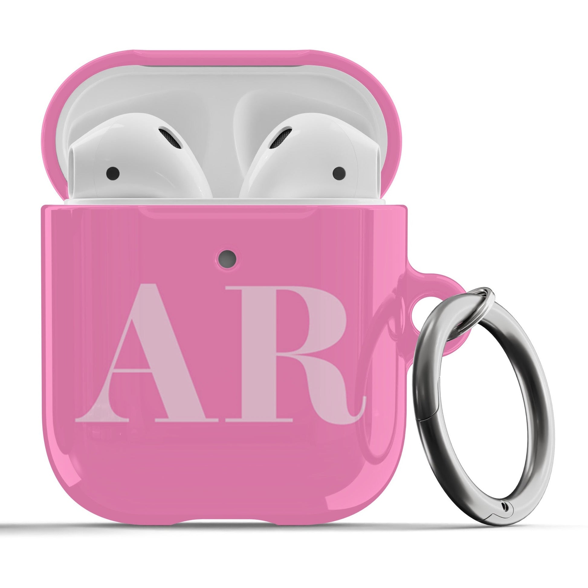 Pink Initials Airpod Case - daziecases