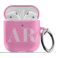 Pink Initials Airpod Case - daziecases