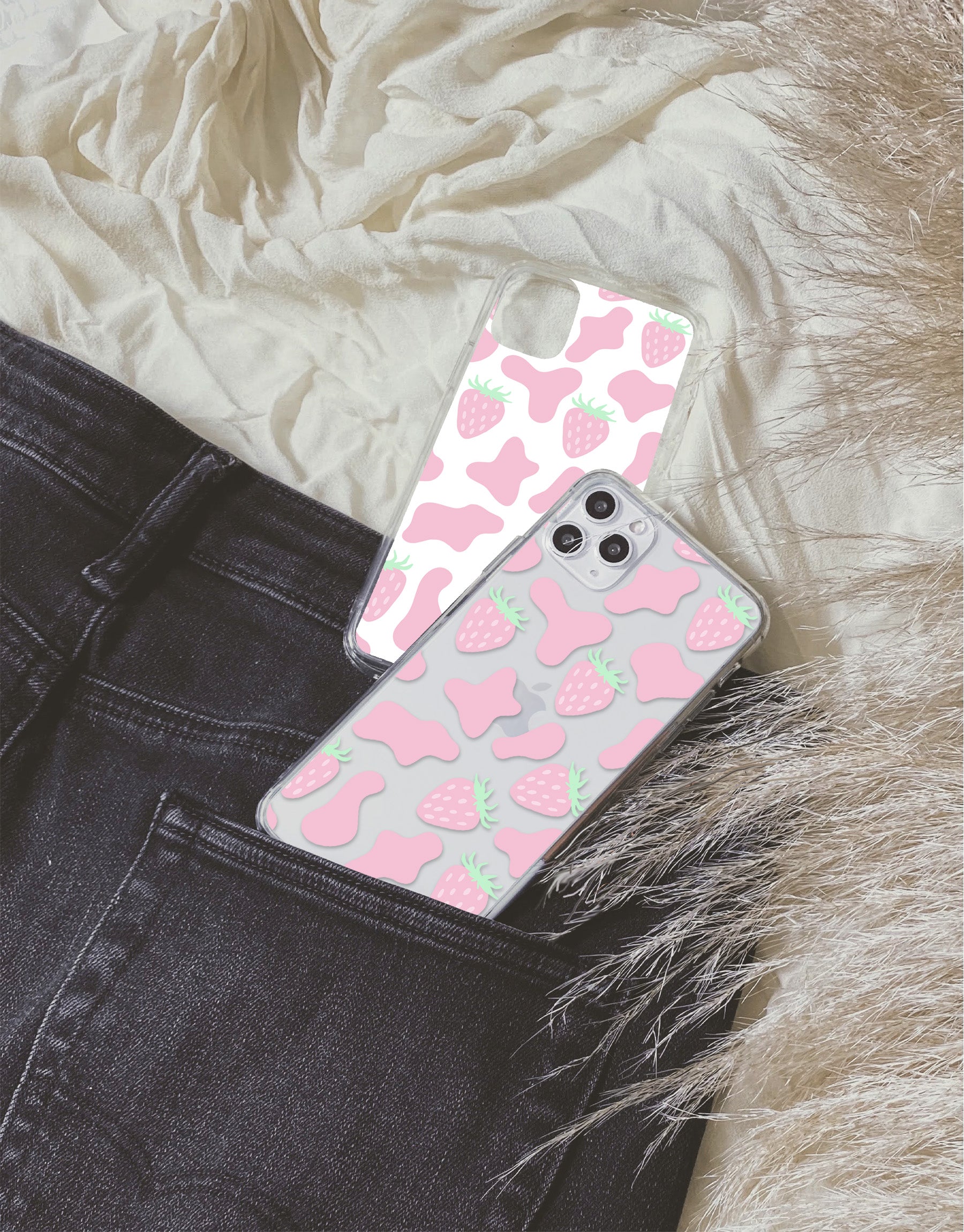 Strawberry Cow Phone Case - daziecases