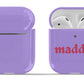 Purple and Red Name Airpod Case - daziecases